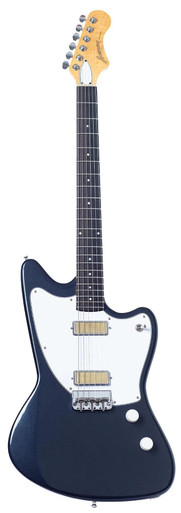 Harmony Standard Silhouette Electric Guitar in Slate - Image 2