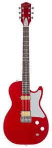 Harmony Standard Jupiter Thinline Electric Guitar in Cherry - Image 3