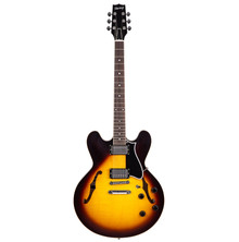 Heritage Standard II Collection H-535 Semi-Hollow Electric Guitar in Original Sunburst - Image 3
