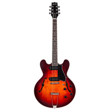 Heritage Standard II Collection H-530 Hollowbody Electric Guitar in Chestnut Burst - Image 3