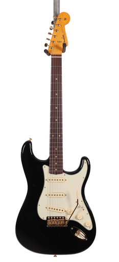 Fender FSR American Vintage II '61 Stratocaster In Black with Gold Hardware - Image 2