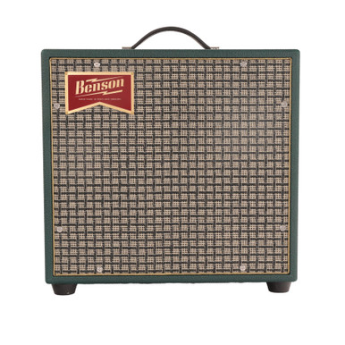 Benson Nathan Junior Reverb 5w 1x10 Valve Amp Combo in Green with Chequered Grille