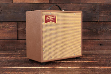 Benson Vinny Reverb 5W 1X10 Valve Amp Combo in Brown with Wheat Grille - Image 2