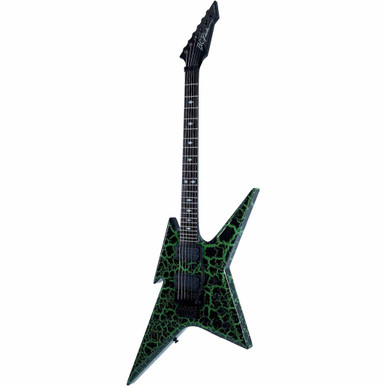 BC Rich Ironbird MK1 Legacy Floyd Rose Guitar in Green Crackle - Image 2