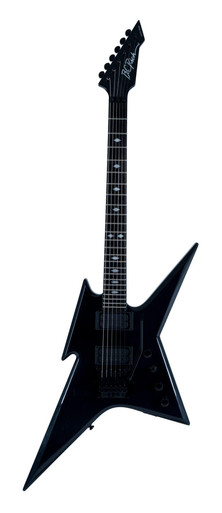 BC Rich Ironbird MK1 Legacy Floyd Rose Guitar in Pearl Black - Image 2