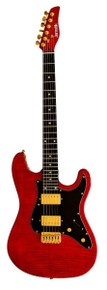 Jamstik Deluxe MIDI Guitar In Red with Black Pickguard - Image 3