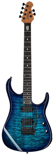 Sterling by Music Man JP15 Dimarzio Quilted Maple Cerulean Paradise - Image 2