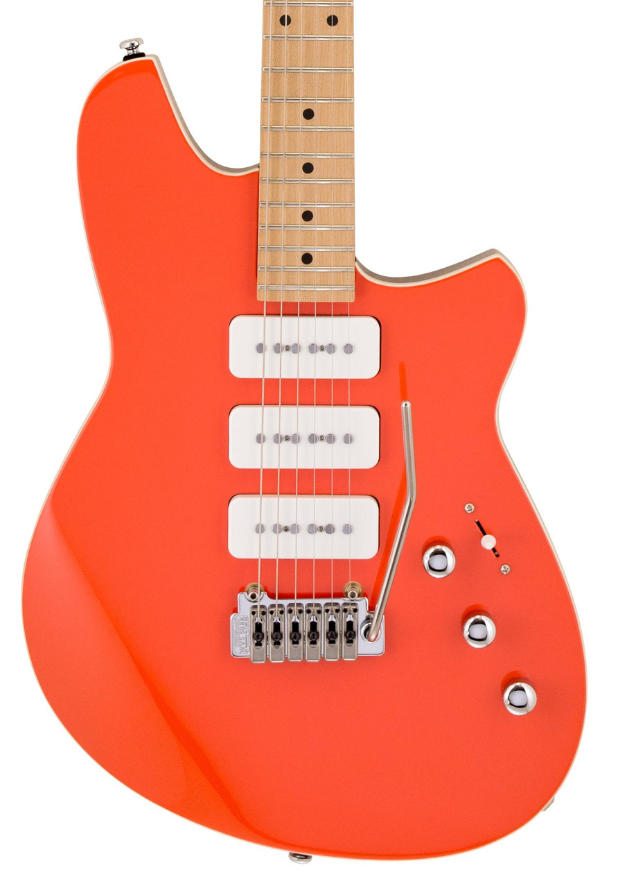 Reverend Kingbolt 390 Electric Guitar in Feisty Red - Image 1