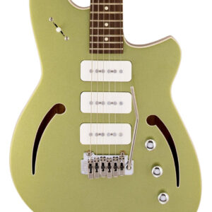 Reverend Kingbolt Air 390 Electric Guitar in Metallic Limeade