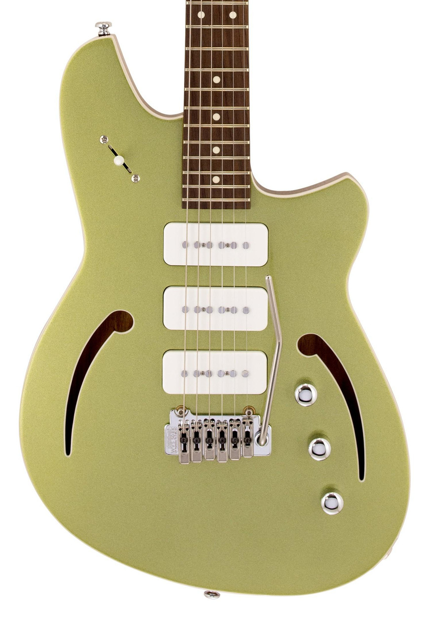 Reverend Kingbolt Air 390 Electric Guitar in Metallic Limeade - Image 1