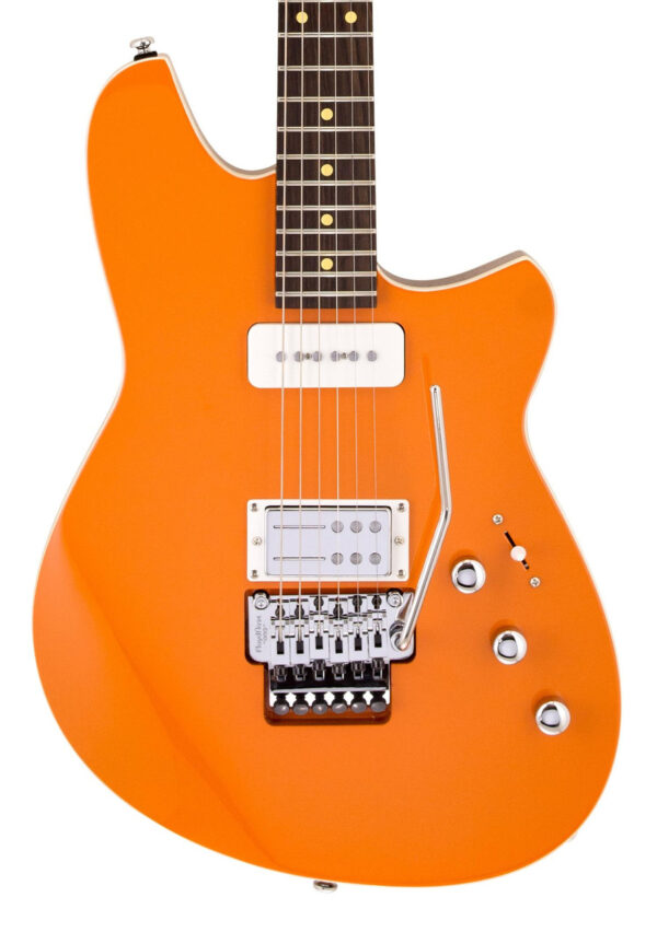 Reverend Kingbolt H90 Floyd Rose Electric Guitar in Baked Orange