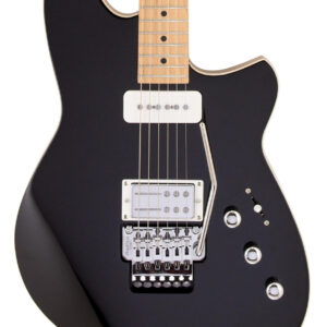 Reverend Kingbolt H90 Floyd Rose Electric Guitar in Midnight Black