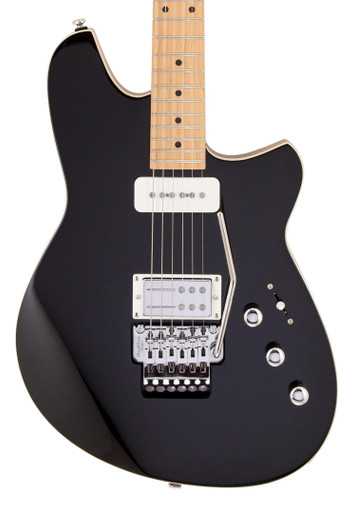 Reverend Kingbolt H90 Floyd Rose Electric Guitar in Midnight Black - Image 2