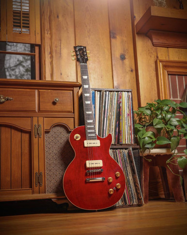 Gibson Warren Haynes Les Paul Standard Electric Guitar in 60s Cherry - Image 2