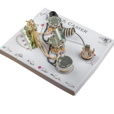 Monty's Guitars Stratocaster Wiring Loom - Righty, Without TBN, 5-Way switch