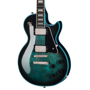 Epiphone Inspired by Gibson Les Paul Custom Widow Electric Guitar in Indigo Burst
