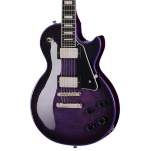 Epiphone Inspired by Gibson Les Paul Custom Widow Electric Guitar in Purple Burst