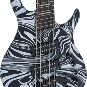Sire M6 Headless 5 Bass Guitar in Black Swirl