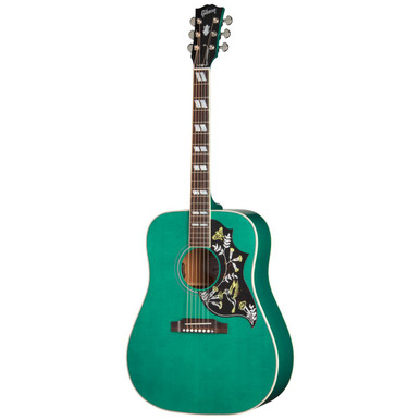 Gibson Hummingbird Standard Electro Acoustic Guitar in Translucent Teal - Image 2