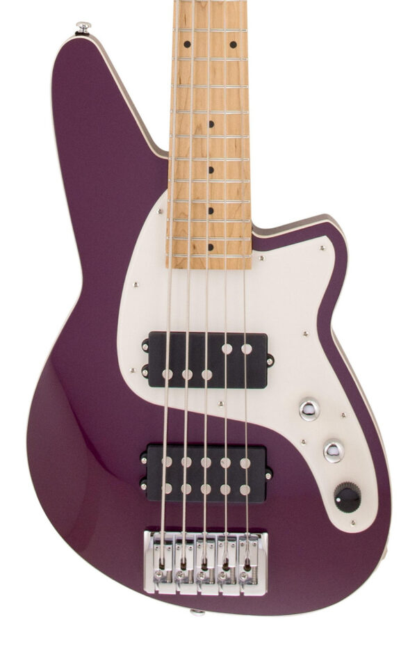 Reverend Mercalli 5 String Bass Guitar in Purple Punch - Image 1