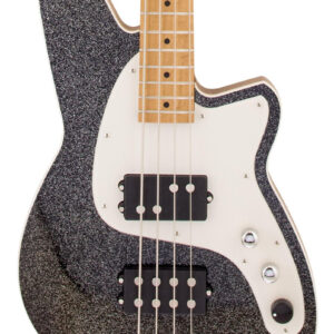 Reverend Mercalli Bass Guitar in Black Sparkle