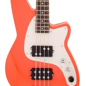 Reverend Mercalli Bass Guitar in Feisty Red