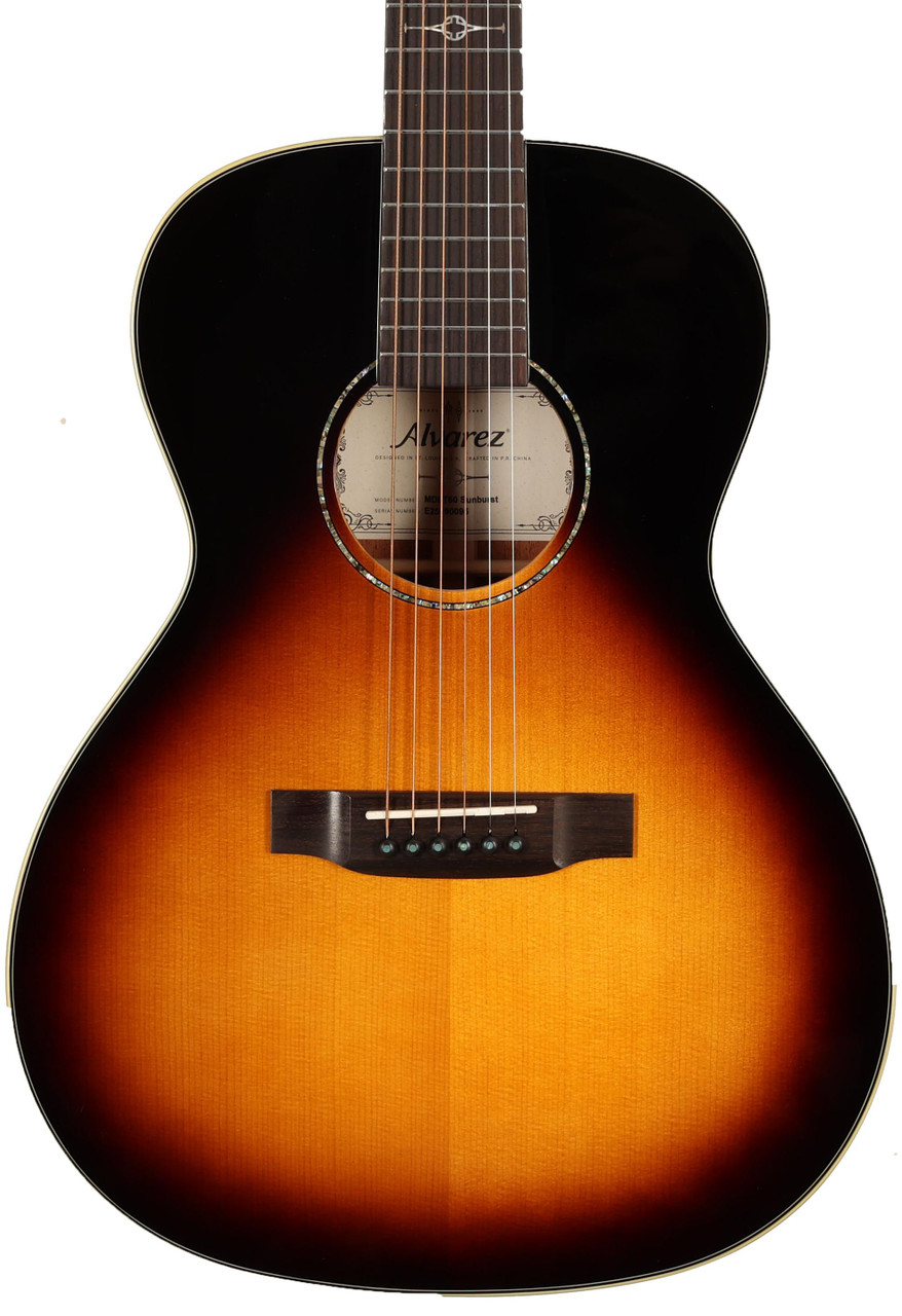Alvarez Masterworks MDLT60 Delta Parlour Acoustic Guitar in Sunburst - Image 1