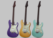 Schecter Nick Johnston Traditional 10th Anniversary HSS Atomic Green - Image 3