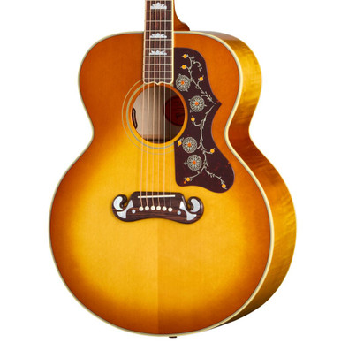Gibson SJ-200 60s Original Electro Acoustic Guitar in Heritage Cherry Sunburst - Image 2