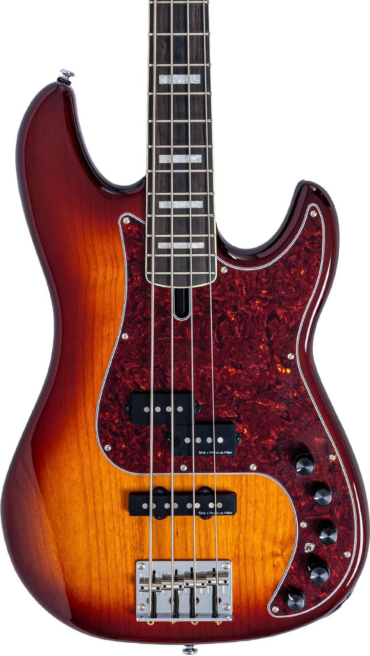 Sire P7 Alder 4 New Gen Bass Guitar in Tobacco Sunburst - Image 1