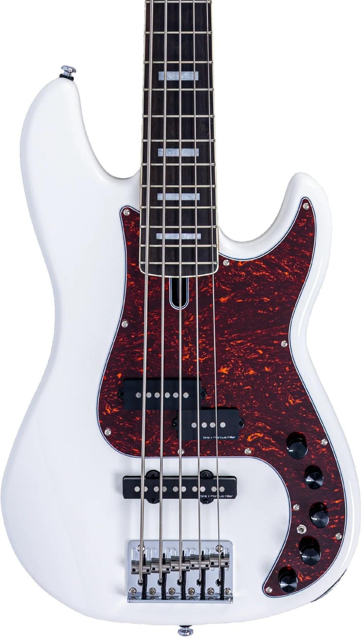 Sire P7 Alder 5 New Gen 5-String Bass Guitar in Antique White - Image 1