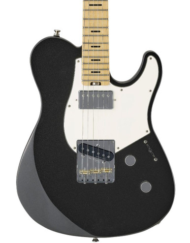 Yamaha Pacifica SC Professional Electric Guitar in Black Metallic Maple Board - Image 2