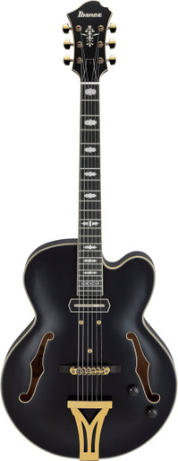 Ibanez PM3C-BLK Pat Metheny Signature Guitar in Black - Image 2