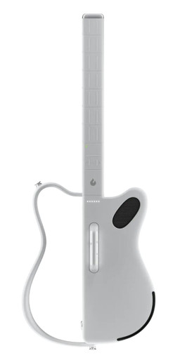Lava Music Genie Headless Smart Guitar in White - Image 2