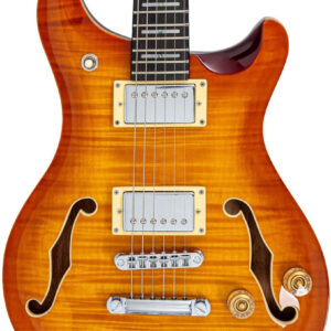 Sire Q7 Hollowbody Electric Guitar in Amber Burst