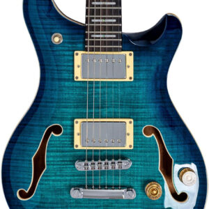 Sire Q7 Hollowbody Electric Guitar in Trans Blue