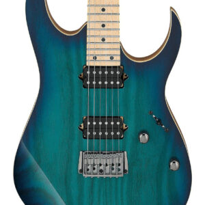 Ibanez RG652AHMFX RG Prestige Electric Guitar in Nebula Green Burst