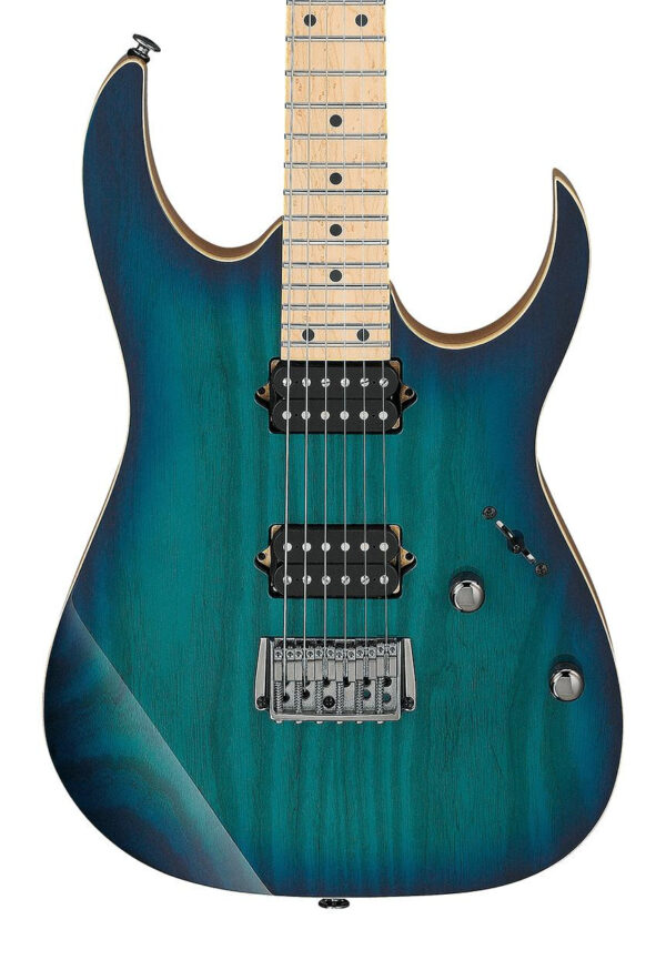 Ibanez RG652AHMFX RG Prestige Electric Guitar in Nebula Green Burst - Image 1