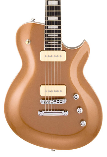 Reverend Roundhouse 290 Electric Guitar in Metallic Bronze - Image 2