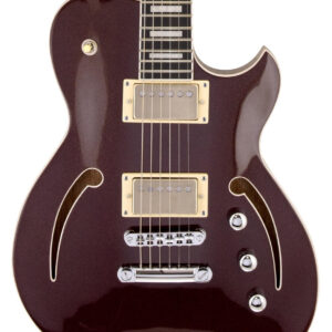 Reverend Roundhouse Air HH Electric Guitar in Metallic Bordeaux