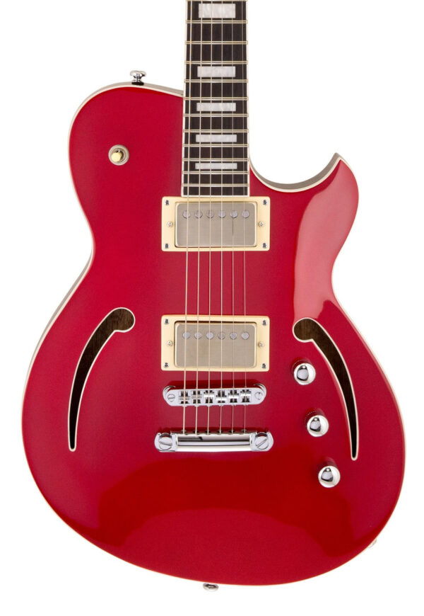 Reverend Roundhouse Air HH Electric Guitar in Metallic Cherry