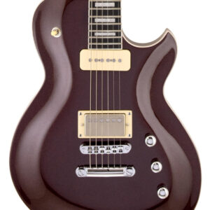 Reverend Roundhouse H90 Electric Guitar in Metallic Bordeaux