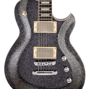 Reverend Roundhouse HH Electric Guitar in Black Sparkle