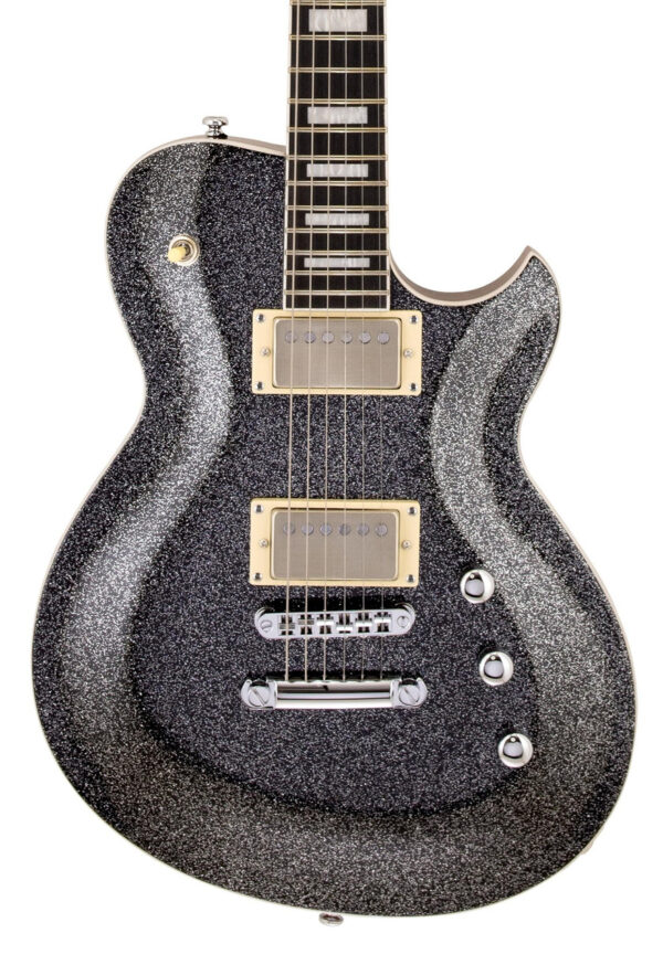 Reverend Roundhouse HH Electric Guitar in Black Sparkle - Image 1
