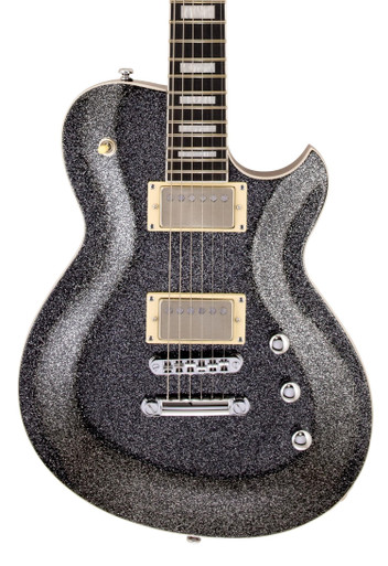 Reverend Roundhouse HH Electric Guitar in Black Sparkle - Image 2