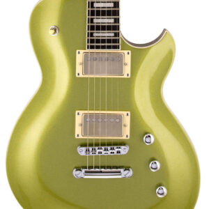 Reverend Roundhouse HH Electric Guitar in Metallic Limeade