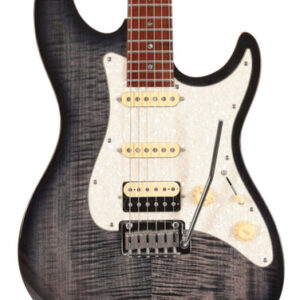 Sire Larry Carlton S7 FM Electric Guitar in Transparent Black