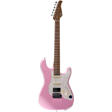 Mooer GTRS S801 Standard Intelligent Guitar In Pink Roasted Maple Board - Image 2
