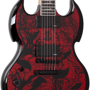 Wylde Audio Left Handed Barbarian in Blood Raven