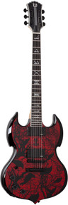 Wylde Audio Left Handed Barbarian in Blood Raven - Image 3